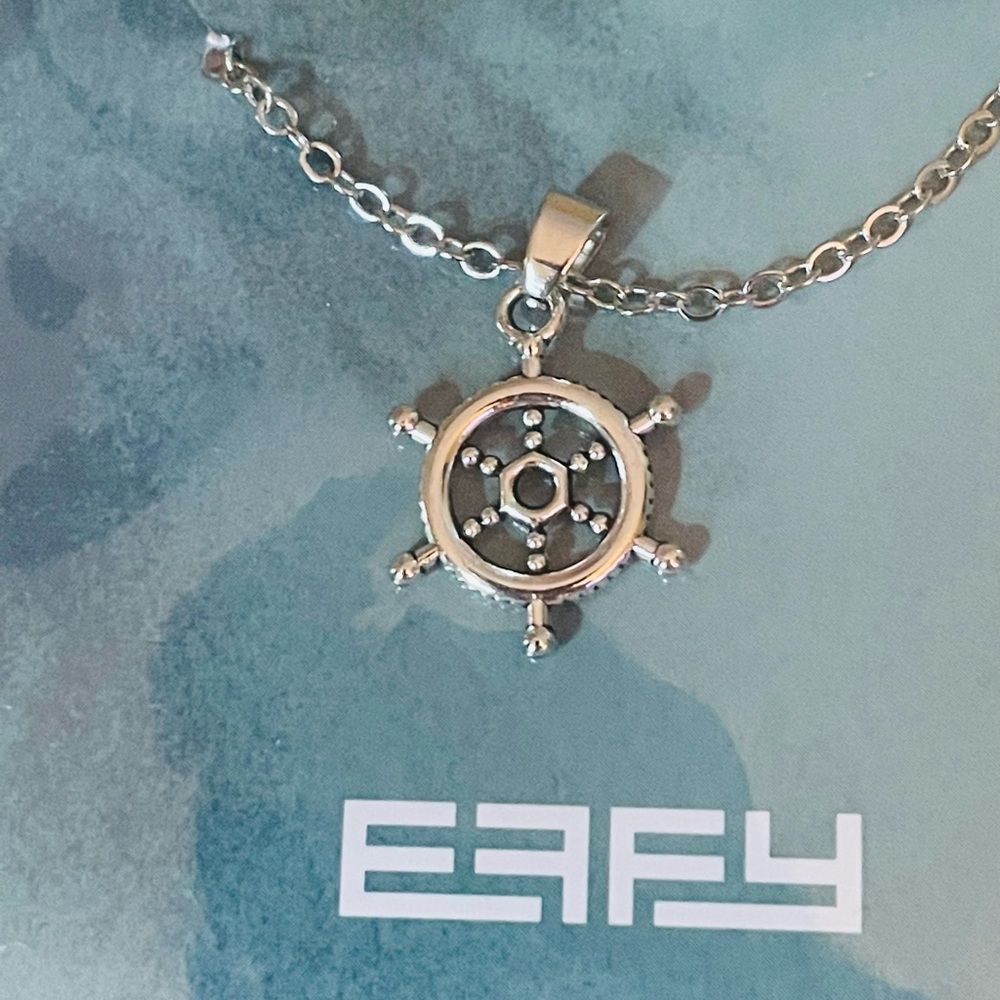 EFFY Nautical (ship wheel) Necklace w Pendant NIB - Jewelry